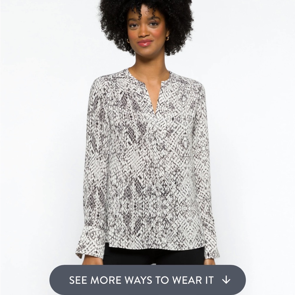 Calvin Klein Paarth V Neck Blouse